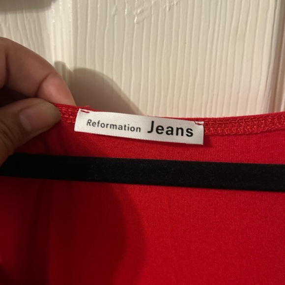 Reformation long sleeve flare midi dress - Picture 6 of 9